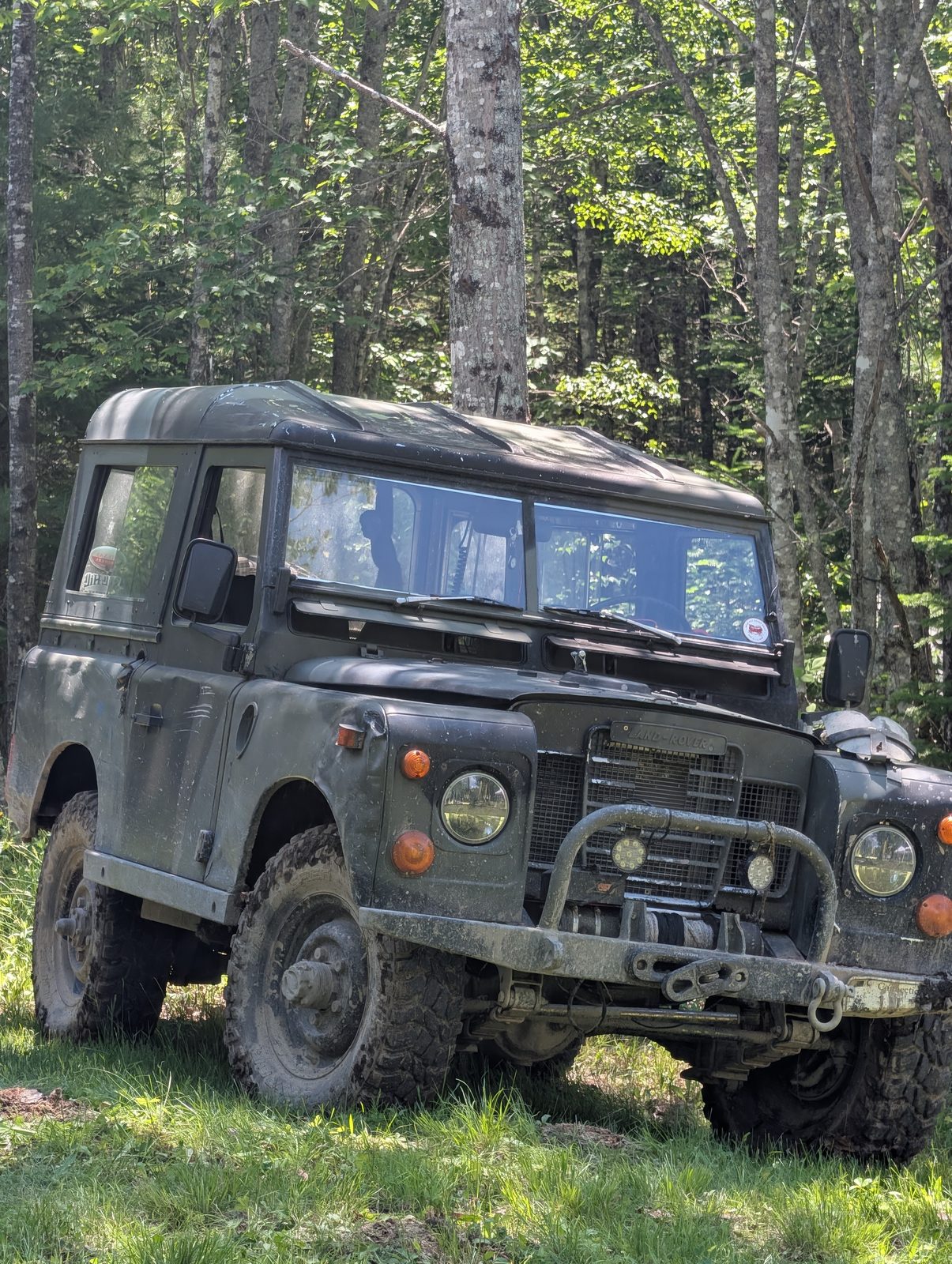 A Series Rover deep in the pines