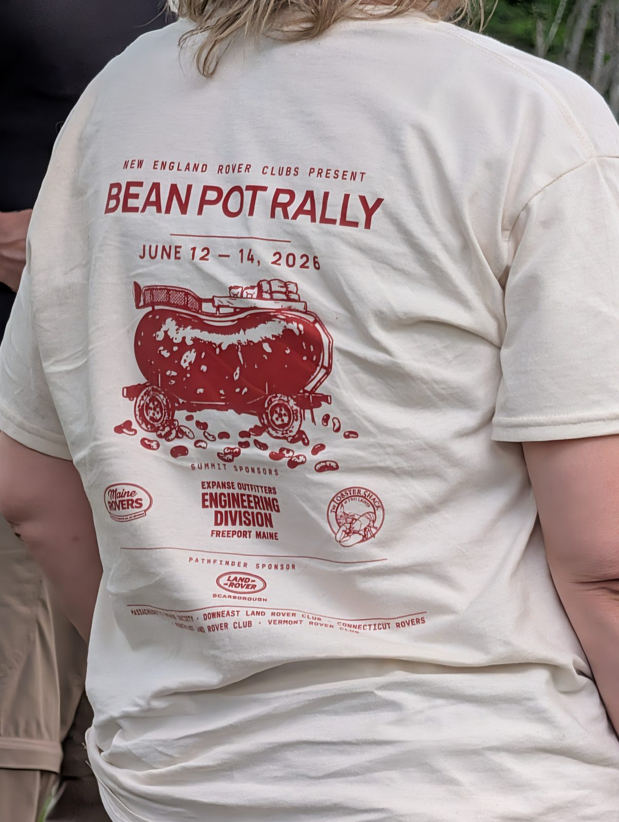 Wearing the colors — Bean Pot Rally 2026